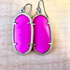 Kendra Scott Elle Hot Pink Earrings